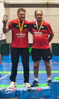 Pere Ausío i Joan Riera, subcampions d'Espanya AEJVTM +60