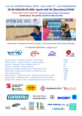 Cartell 41 Open Internacional de Vic