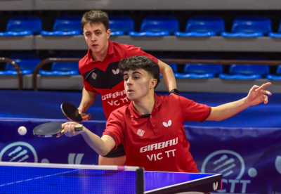 Or en doble per Àlex Moreno i bronze en individual juvenil per a Biel Rodríguez. Foto FCTT