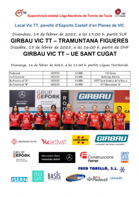 Cartell Girbau Vic TT - Tramuntana Figueres