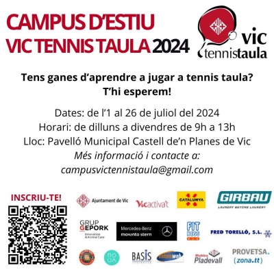 Campus d'Estiu a Vic