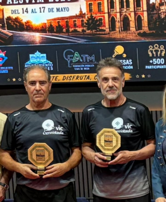 Josep Riera i Pere Ausió, subcampions d'Espanya de veterans a Linares