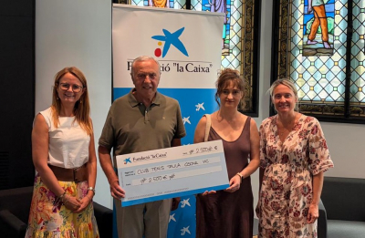 Foto Fundació La Caixa amb el Vic TT