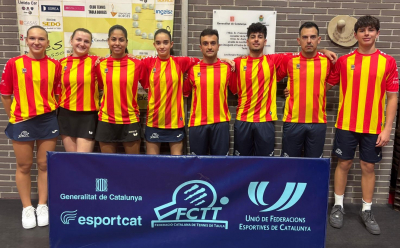Seleccions catalanes absoluta i júnior a les Borges Blanques. Foto FCTT