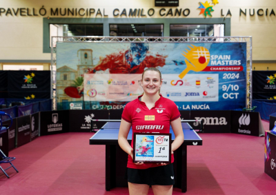 Sílvia Coll Solà, campiona I Spain Masters, a La Nucía (Alacant). Foto Álvaro Díaz RFETM