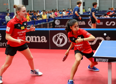 Sílvia Coll i Camila Moscoso. Foto RFETM