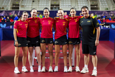 Selecció Estatal U19, a l'Europeu, amb Irina Gimeno i Camila Moscoso