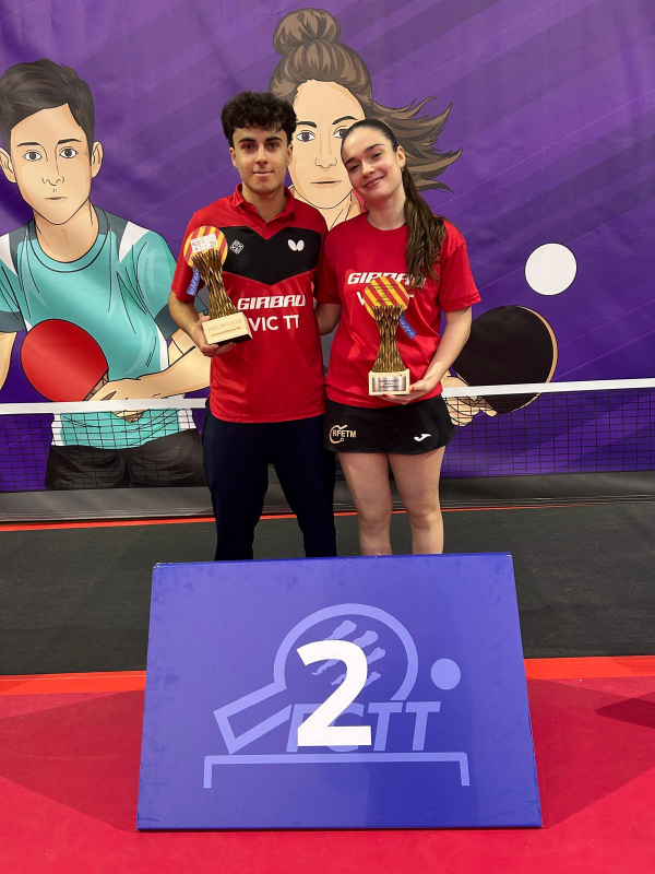 Biel Rodríguez i Martina Sans, subcampions a Reus