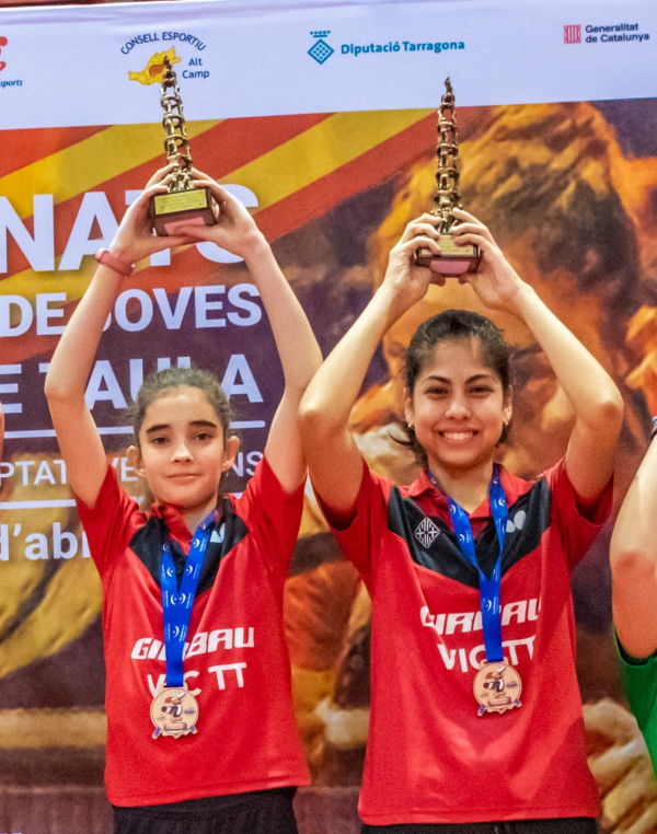 Camila i Irina, amb rècord de medalles, al català.