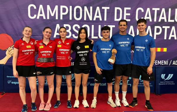 Equips del Girbau Vic TT, Or i Bronze en el Campionat de Catalunya Absolut