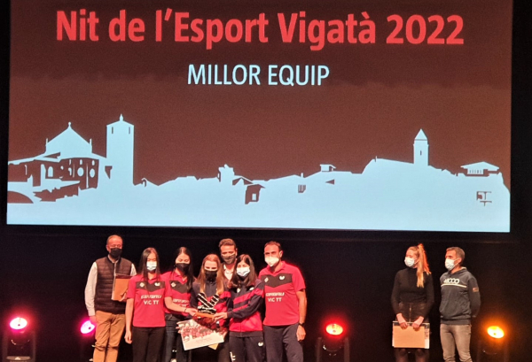 Girbau Vic TT, millor equip 2021 a la Gala de l'Esport Vigatà
