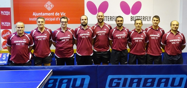 Equips estatals masculins del Girbau Vic TT