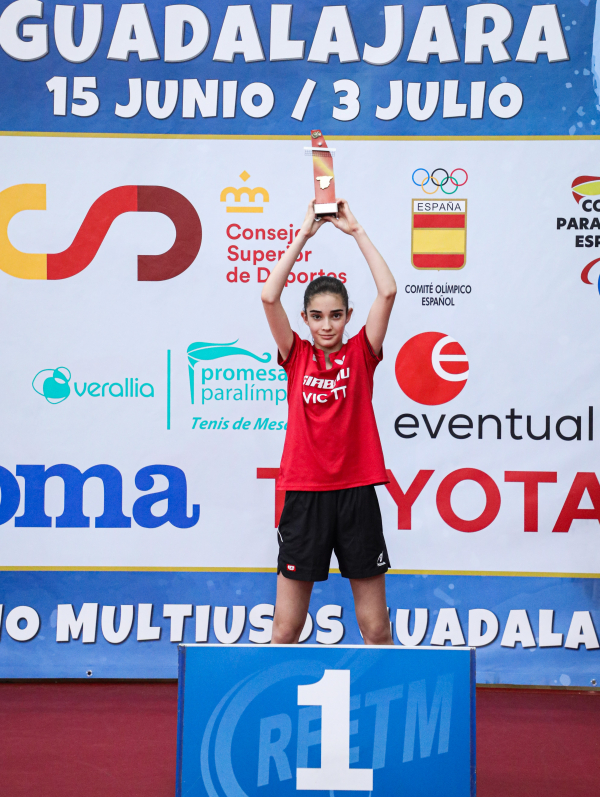 Irina Gimeno Font, campiona d'Espanya Infantil. Foto RFETM