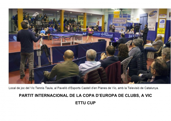 LOCAL VIC TT ETTU CUP. amb TV3