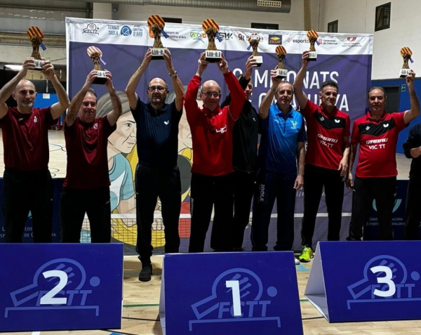 Pere Ausió i Joan Riera, bronze en dobles del Camp de Catalunya Màsters