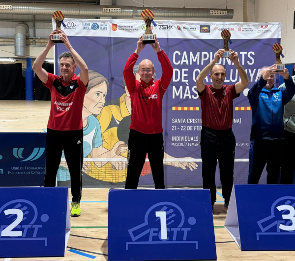 Pere Ausió, subcampió de Catalunya Màsters