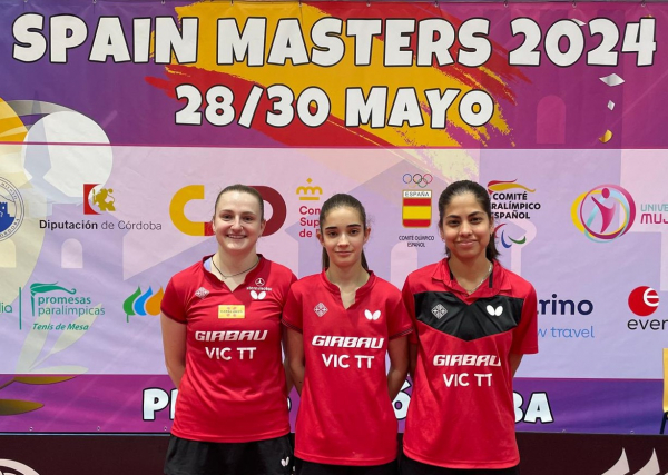 Sílvia Coll, Irina Gimeno i Camila Moscoso al Spain Masters